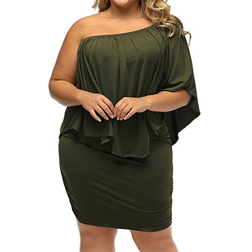 ADEWEL Women's Off Shoulder Cocktail Dress - Sexy Layered Mini Party Dress - Shopthatapp.ca