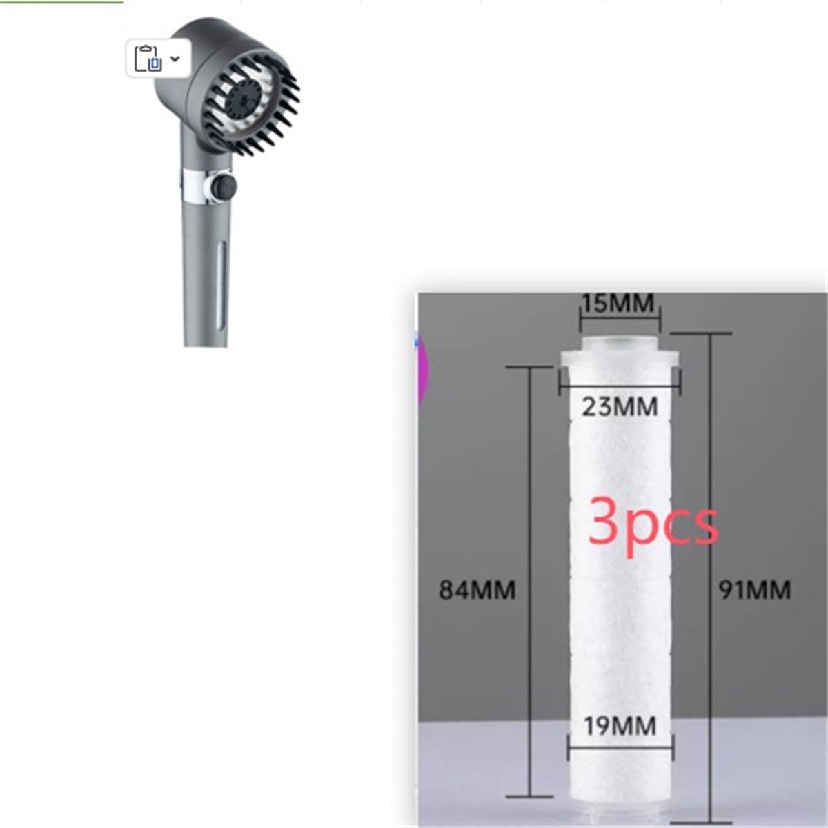 3 Modes High Pressure Shower Head for a Luxurious Shower Experience - Shopthatapp.ca
