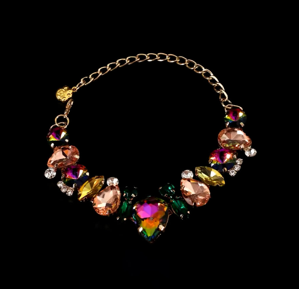 Bridgette Necklace – Luxury Rhinestone Pet Necklace
