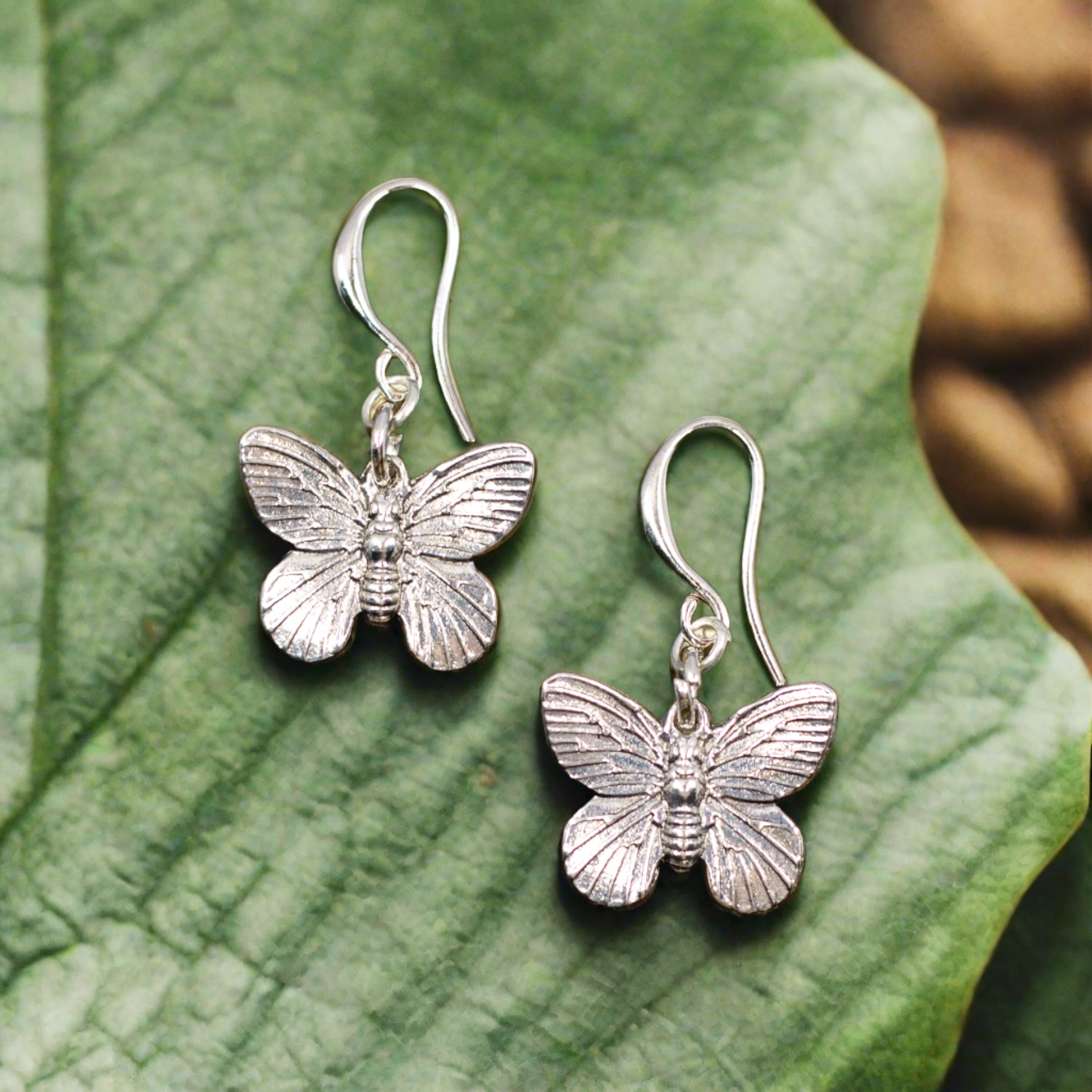 Butterfly Charm Earrings Silver Plate for Stylish Elegance - Shopthatapp.ca