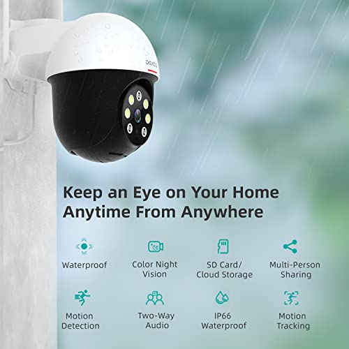 2K Outdoor Security Camera with Motion Tracking and Detection - Shopthatapp.ca