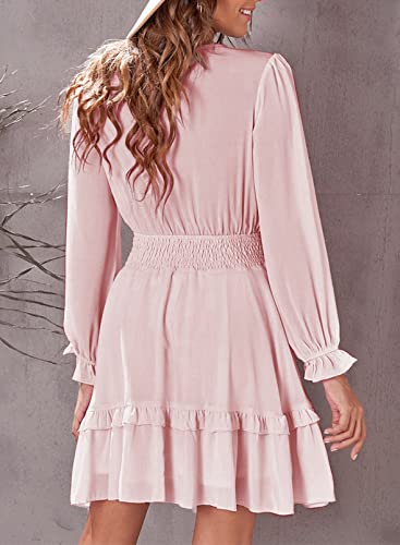 AILUNSNIKA Women's Knotted Tiered Mini Dress - Shopthatapp.ca