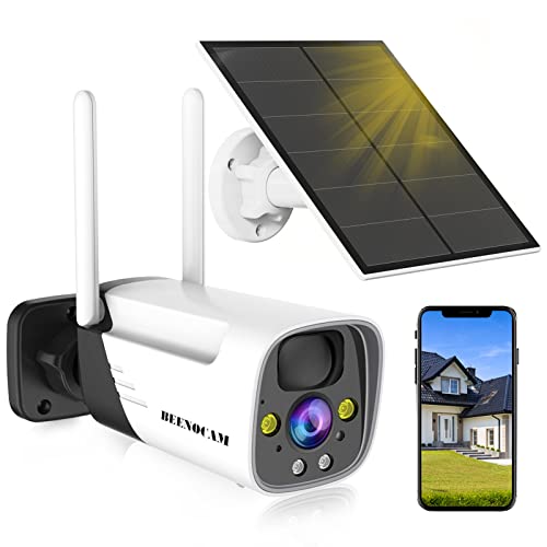 2K Wireless Outdoor Security Camera - Solar Battery Powered System - Shopthatapp.ca