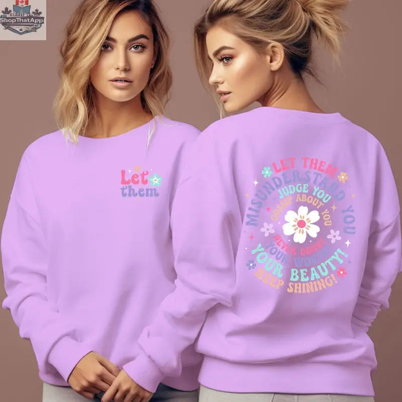 Woman Clothing Let Them Misunderstand You Sweatshirt - Shopthatapp.ca
