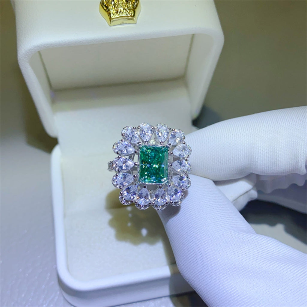 3 Carat Moissanite Ring in 925 Sterling Silver - Shopthatapp.ca