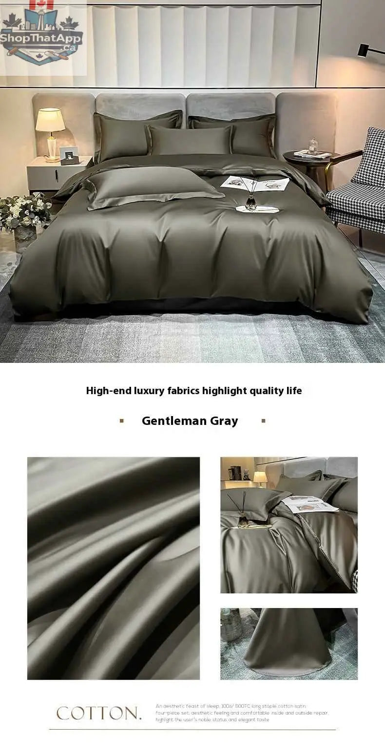 Egyptian cotton satin sheets from SLOTH Nation featuring smooth, luxurious long-staple fabric for comfort and breathability.