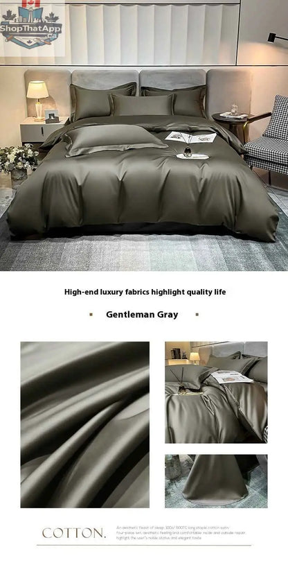 Egyptian cotton satin sheets from SLOTH Nation featuring smooth, luxurious long-staple fabric for comfort and breathability.
