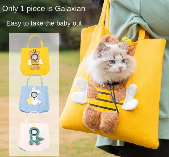 Little Bee Cat & Dog Carrier Bag — Breathable Travel Bag for Pets