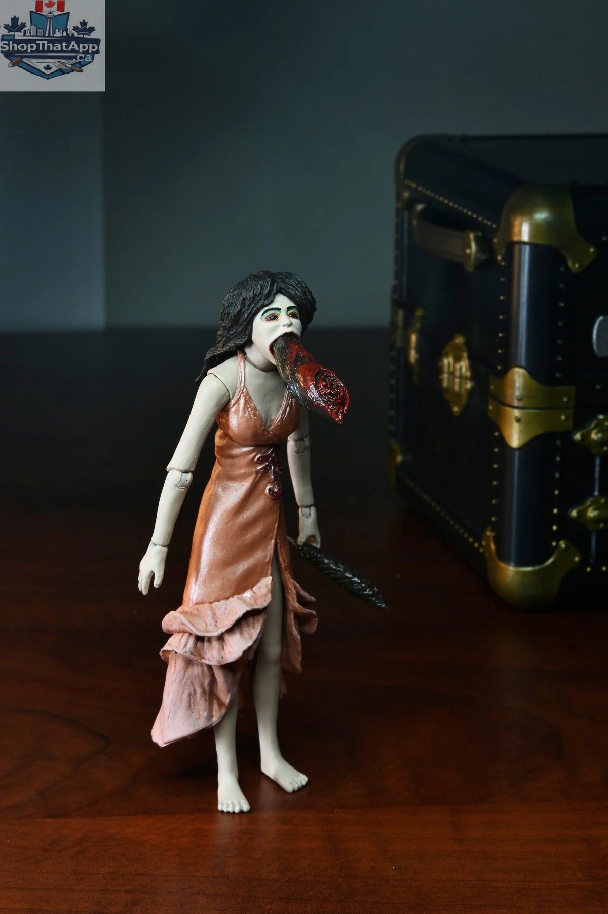Toy Snowman Puppet Master action figure set featuring 7-inch Leech Woman and Toulon's puppet, detailed collectible toys.