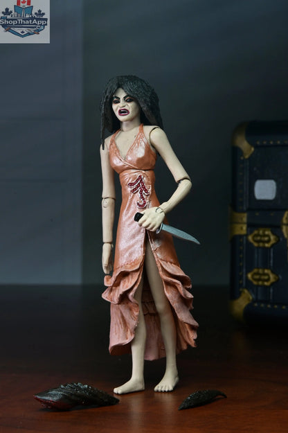 Toy Snowman Puppet Master action figure set featuring 7-inch Leech Woman and Toulon's puppet, collectible toy display.