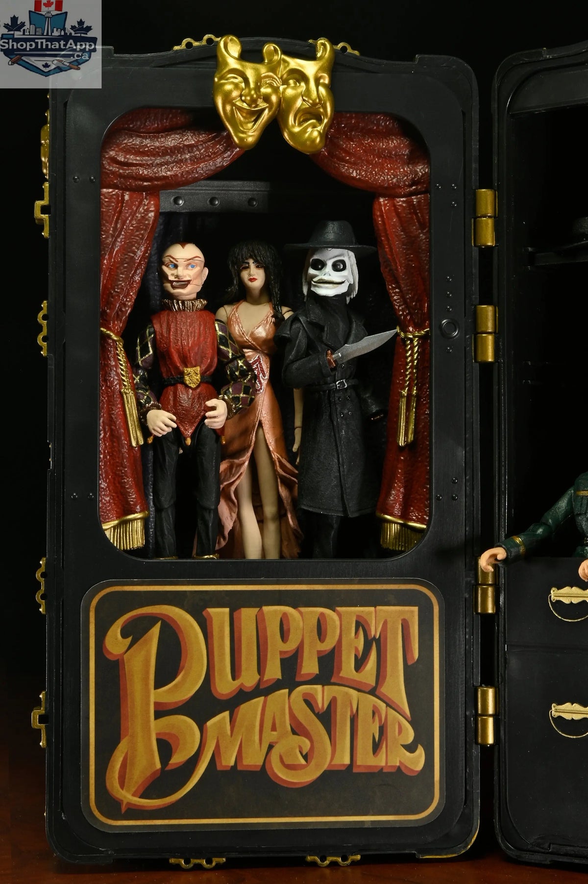 Toy Snowman Puppet Master action figure set featuring 7-inch Leech Woman and Toulon's Puppet, detailed collectible toys.
