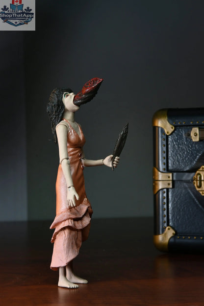 Toy Snowman Puppet Master action figure set featuring 7-inch Leech Woman and Toulon's puppet, collectible horror toy display.