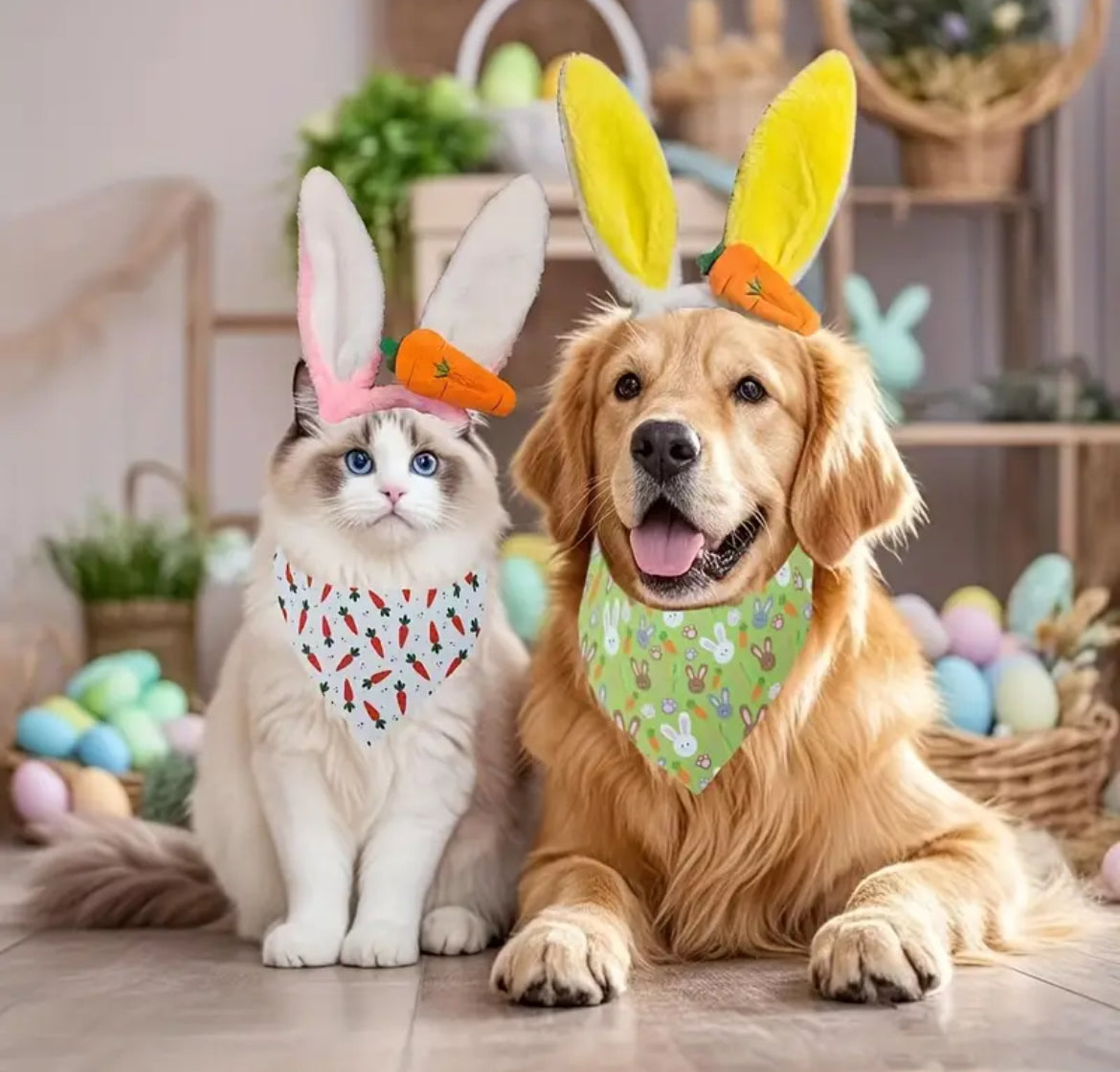 Easter Bunny Dog Costume - Festive Luxury Outfit Accessory Set - Shopthatapp.ca
