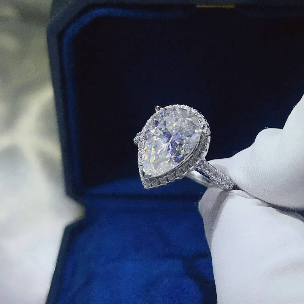 2 Carat Moissanite Ring in 925 Sterling Silver - Shopthatapp.ca