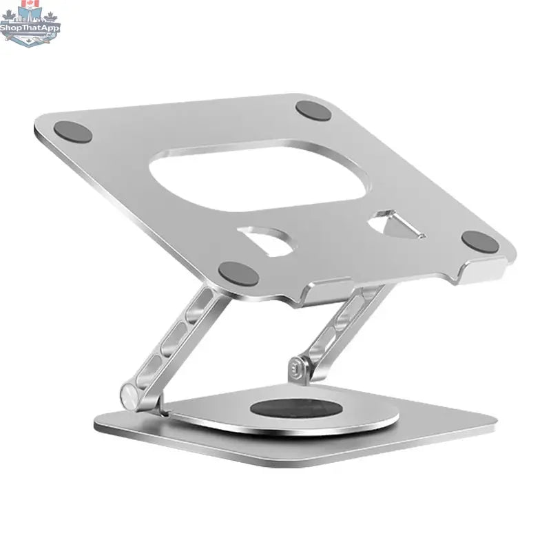 360 Degree Rotating Aluminum Alloy Laptop Stand - Shopthatapp.ca
