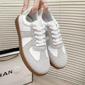 Retro Casual Sports Shoes Womens Flat Sneakers Single-layer Shoes