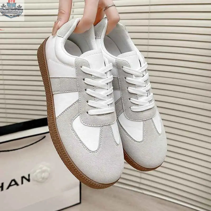 Retro Casual Sports Shoes Womens Flat Sneakers Single-layer Shoes - Shopthatapp.ca