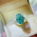 5 Carat Moissanite Ring in 925 Sterling Silver - Radiant Elegance - Shopthatapp.ca