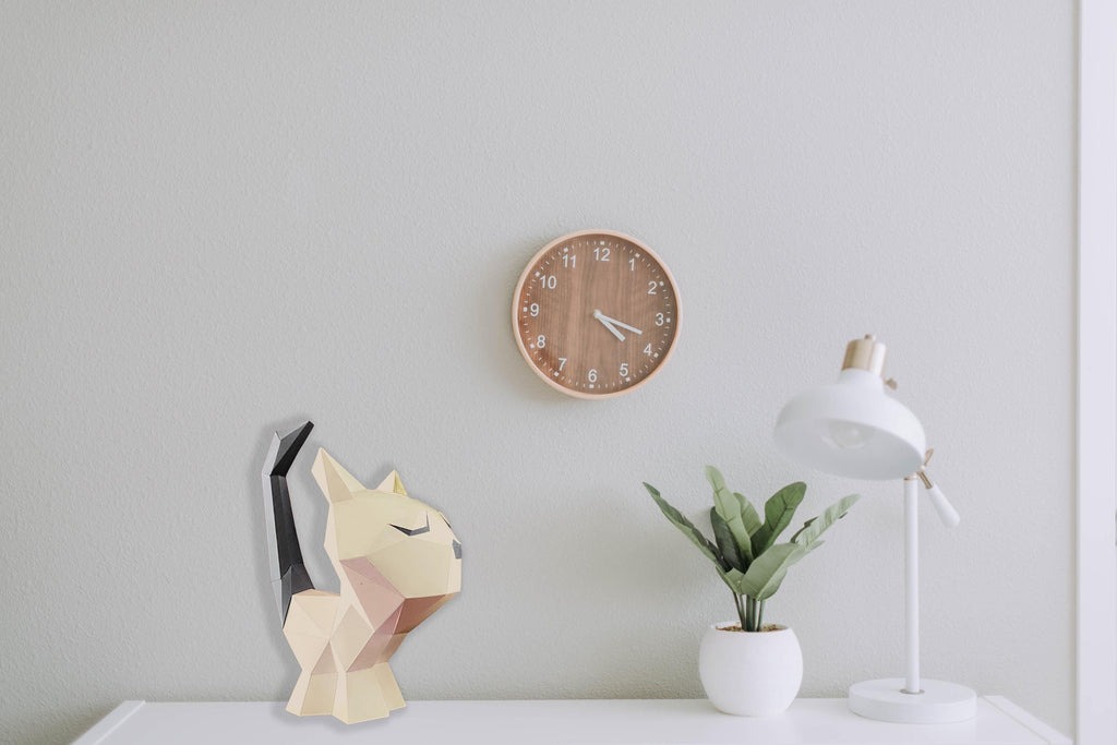 DIY baby Cat 3D Origami paper model Kit - Www.Shopthatapp.ca