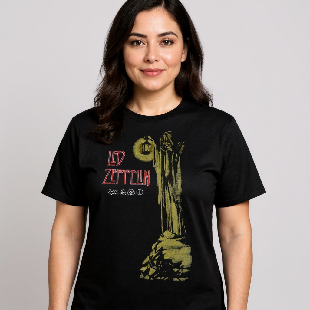 Led Zeppelin Stairway to Heaven Black T-Shirt - Www.Shopthatapp.ca
