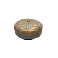 Grey Rattan Henna Box - Stylish Round Storage Solution - Shopthatapp.ca