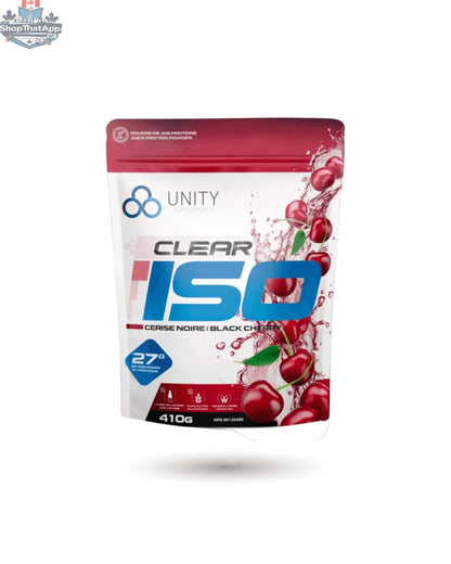 Clear isolate protein powder by BulkBully Supplements in a transparent protein juice bottle, designed for pure muscle growth.