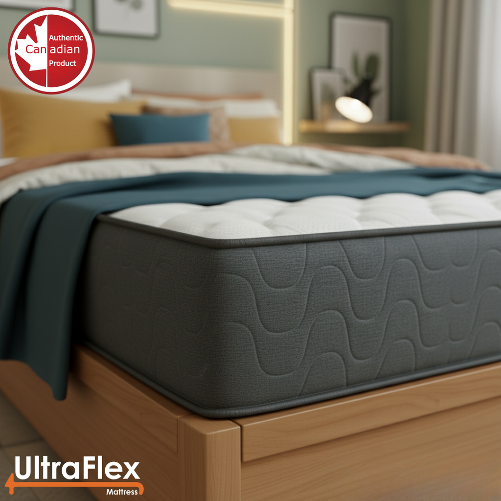 UltraFlex® HERCULES Firm Orthopedic Mattress – Cooling Gel, High-Density Soy Foam, Spinal Care | CertiPUR-US® | Made in Canada - Shopthatapp.ca