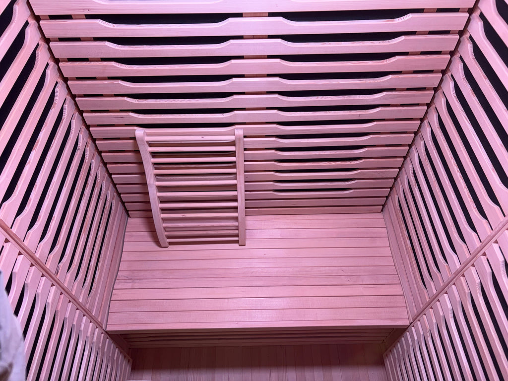 Blisspod | Milano | Full Spectrum Sauna Canadian Hemlock Ultra Low EMF, 6 Far Infrared & Red Glass Heater & Chromotherapy – 2 Person - Www.Shopthatapp.ca
