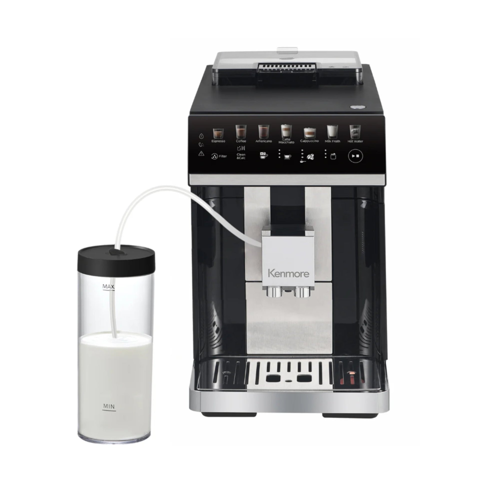 Machine à espresso automatique Kenmore à double système de crème (KKSACM) - Shopthatapp.ca