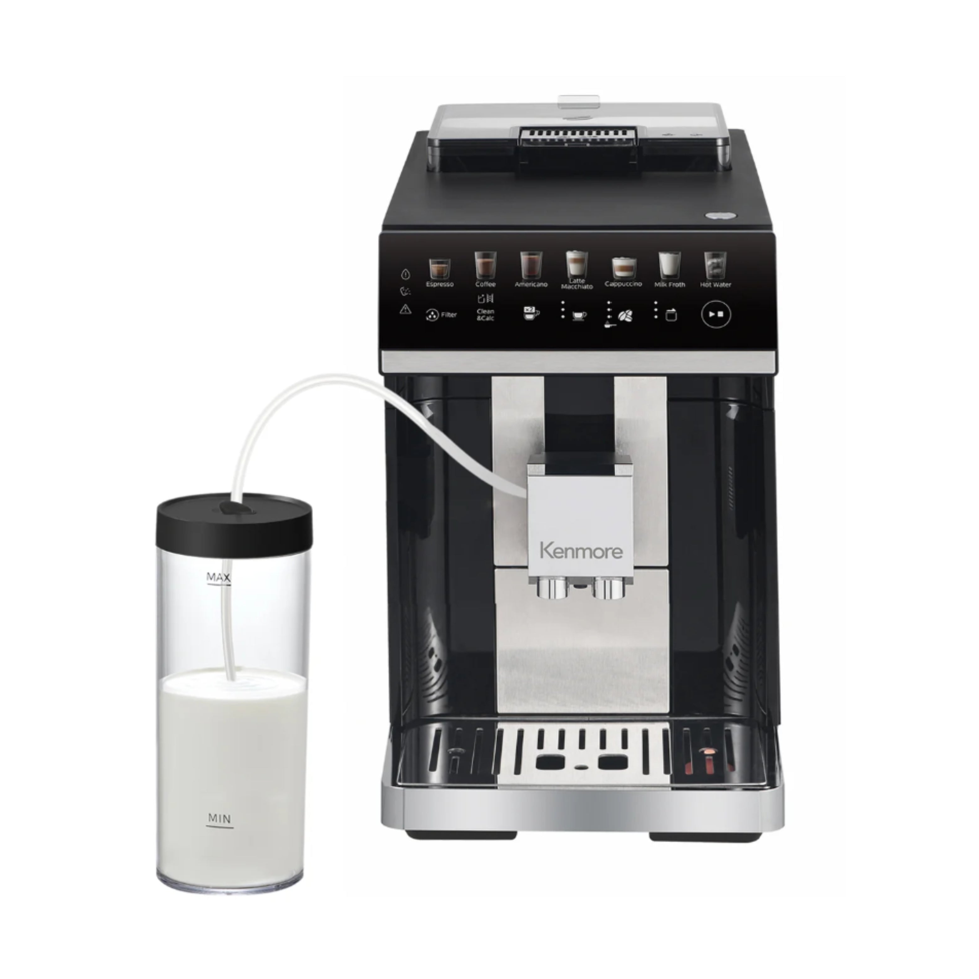 Machine à espresso automatique Kenmore à double système de crème (KKSACM) - Shopthatapp.ca
