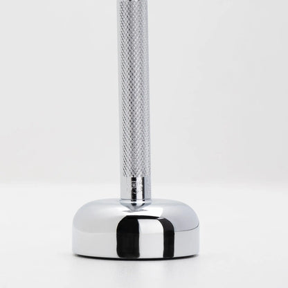Merkur Razor Set 2-pieces ( Razor 23 001, and Stand 4005 001), Bright Chrome, MK-2381001 - Shopthatapp.ca
