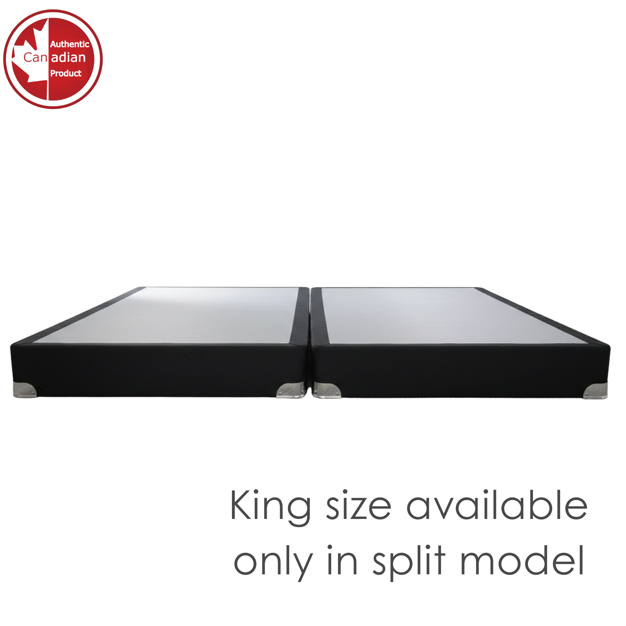 UltraFlex® Premium Solid Wood Box Spring Mattress Foundation 4" Low Profile - Twin, Double, Queen, King | Premium Heavy Duty Mattress Base, No Assembly Required, Compatible with All Mattress Types- Made in Canada - Shopthatapp.ca
