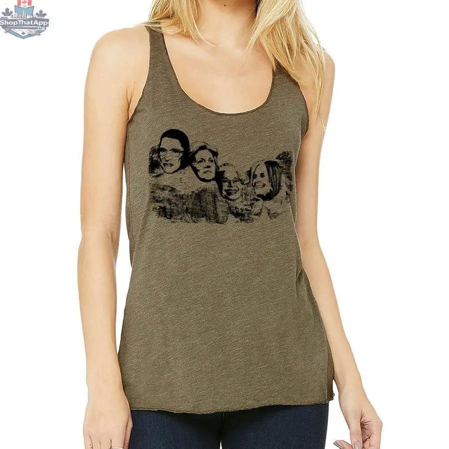Mt. Nasty Tank Top — Feminist Icons Women's Graphic Tank - Shopthatapp.ca