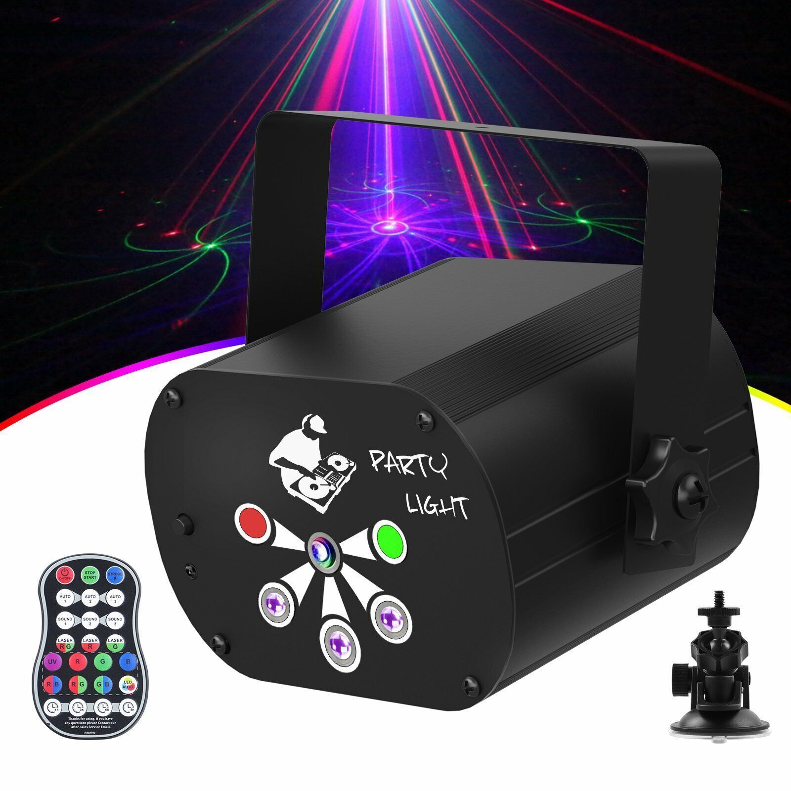 480 Pattern LED RGB Disco Party Light for DJ Club and Stage Projector - Shopthatapp.ca