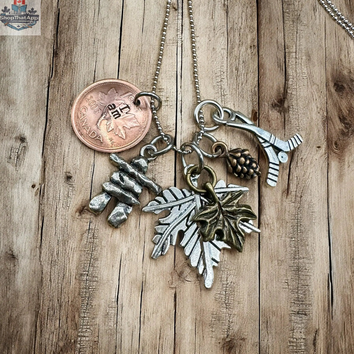 I AM CANADIAN Penny Necklace - Shopthatapp.ca