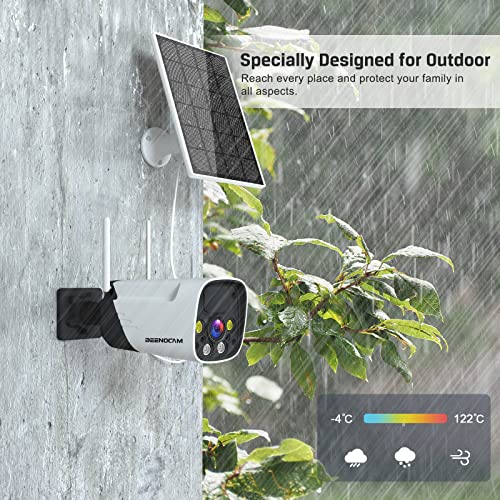 2K Wireless Outdoor Security Camera - Solar Battery Powered System - Shopthatapp.ca