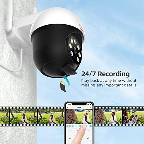 2K Outdoor Security Camera with Motion Tracking and Detection - Shopthatapp.ca