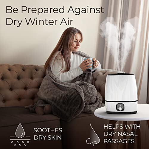 50-Hour Ultrasonic Humidifier for Long-Lasting Cool Mist Hydration - Shopthatapp.ca