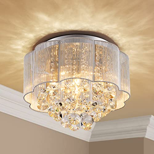 AGV LIGHTING 20102 Crystal Ceiling Light Fixture - Elegant Lighting Solution - Shopthatapp.ca