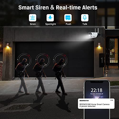 2K Wireless Outdoor Security Camera - Solar Battery Powered System - Shopthatapp.ca
