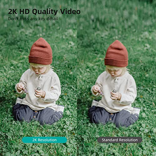 2K Outdoor Security Camera with Motion Tracking and Detection - Shopthatapp.ca