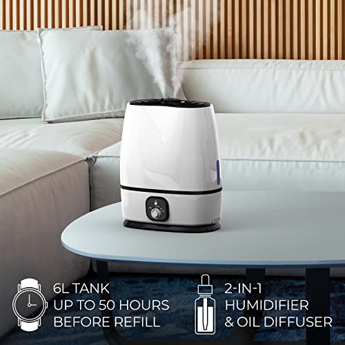50-Hour Ultrasonic Humidifier for Long-Lasting Cool Mist Hydration - Shopthatapp.ca