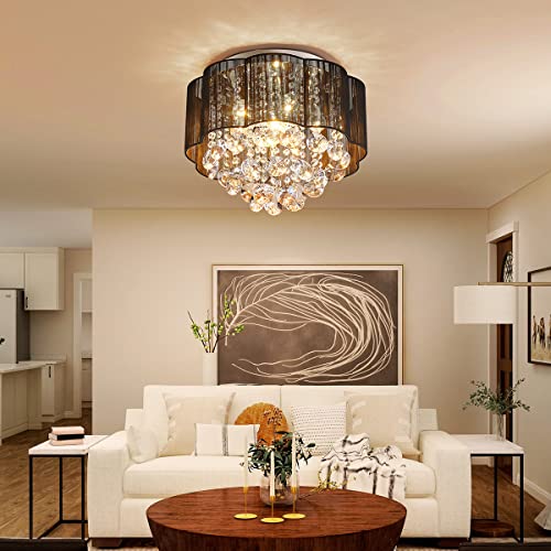 AGV LIGHTING 20102 Crystal Ceiling Light Fixture - Elegant Lighting Solution - Shopthatapp.ca