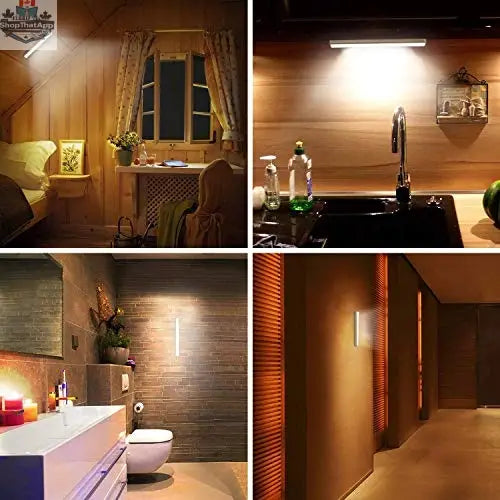 20 LED motion sensor closet light providing automatic illumination for closets, featuring energy-efficient design and easy installation.