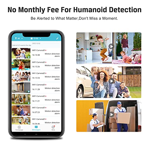 2K Wireless Outdoor Security Camera - Solar Battery Powered System - Shopthatapp.ca