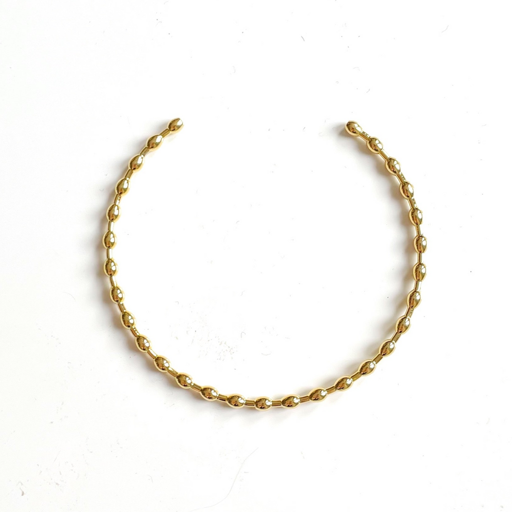 Single Gold Plate Bangle - Shopthatapp.ca