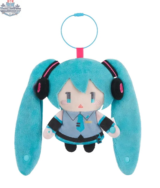 Hatsune Miku Character Vocal Series keychain pouch from Hawk Collectibles, featuring colorful anime design and zipper closure.
