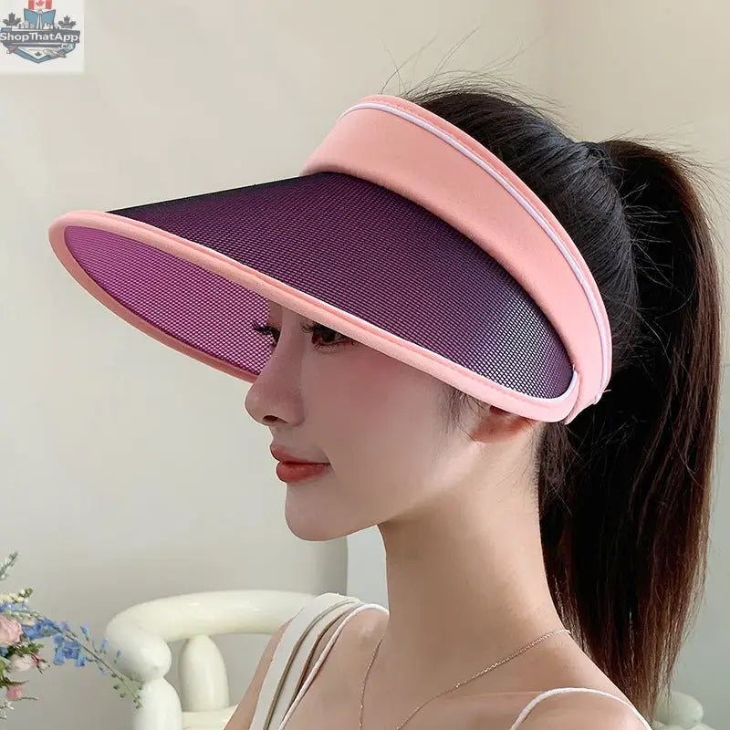 Brim Fan Sun Bonnet Woman Charging - Shopthatapp.ca