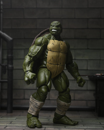 Battle damaged Teenage Mutant Ninja Turtles Ronin action figure by Toy Snowman, featuring detailed last Ronin collectible toy.