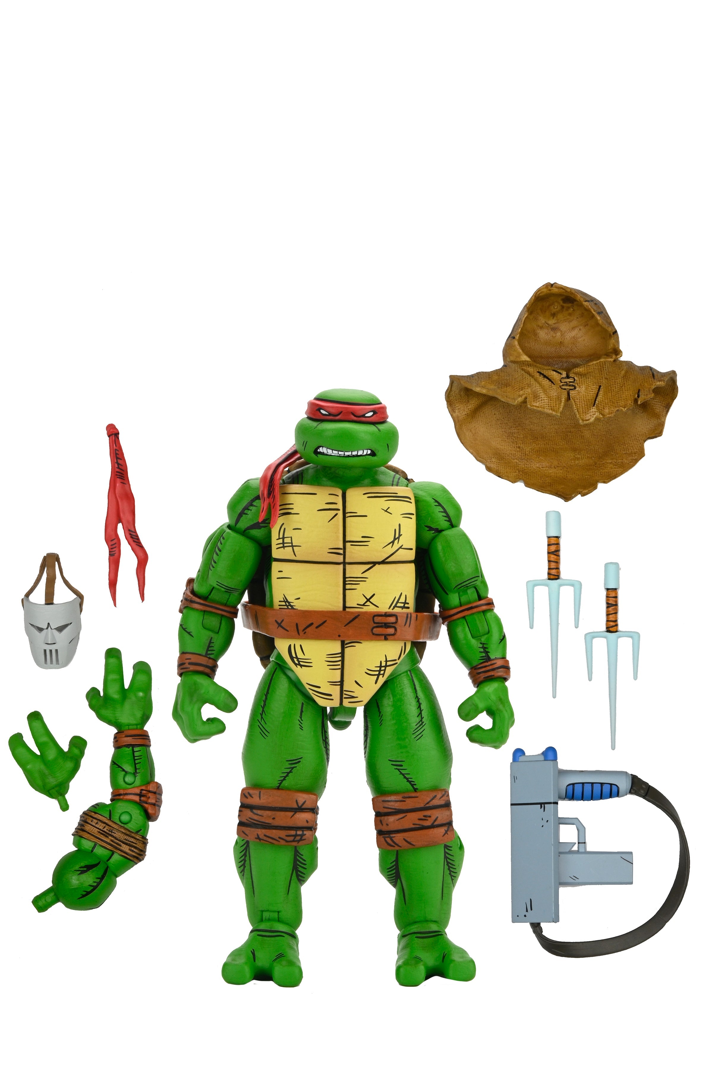 Teenage Mutant Ninja Turtles (Mirage Comics) – 7" Scale Action Figure – Raphael - Www.Shopthatapp.ca